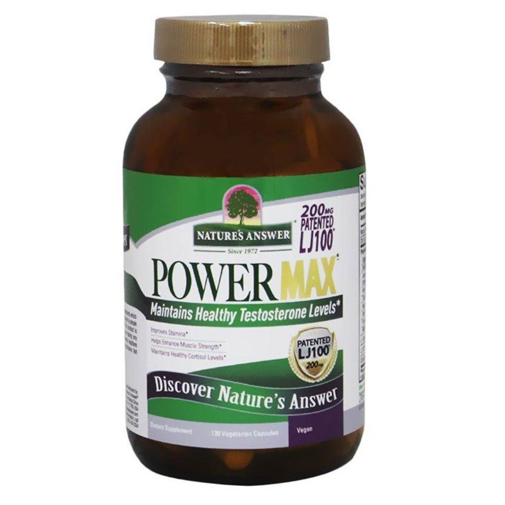 Nature's Answer Power Max Vegetarian Capsules For Stamina, Pack of 120's